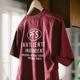 P.F.S. ORIGINAL T SHIRTS 2026 - PARTS CENTER��BURGUNDY/OFF WHITE��