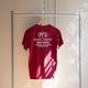 P.F.S. ORIGINAL T SHIRTS 2026 - PARTS CENTER��BURGUNDY/OFF WHITE��