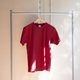 P.F.S. ORIGINAL T SHIRTS 2026 - PARTS CENTER��BURGUNDY/OFF WHITE��