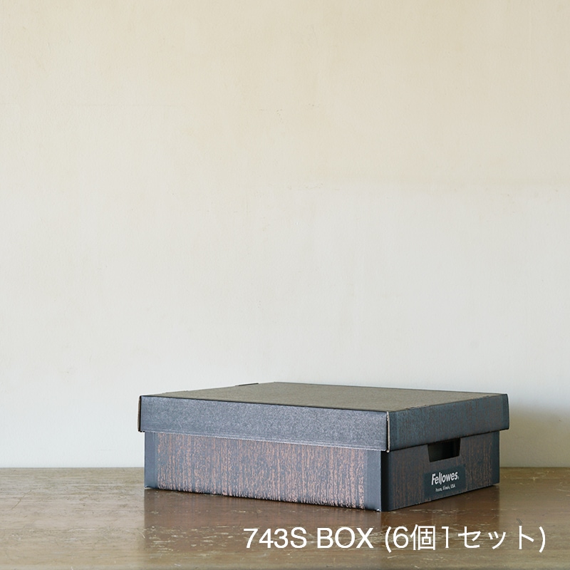 FELLOWES BANKERS BOX - Woodgrain 743S BOX (6�ĥ��åȡ�