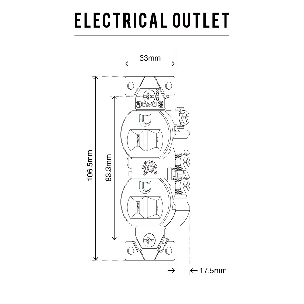 DUPLEX RECEPTACLE