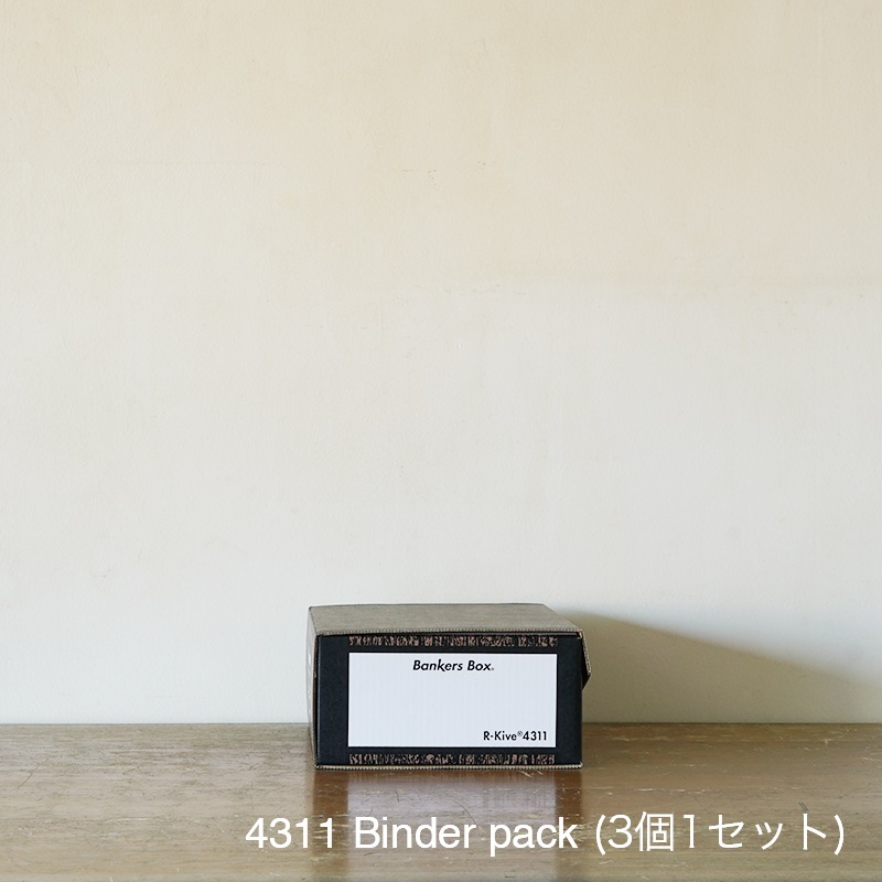 FELLOWES BANKERS BOX - Woodgrain 4311 BINDER PACK (3�ĥ��åȡ�