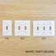 TOGGLE SWITCH PLATE��-��WHITE