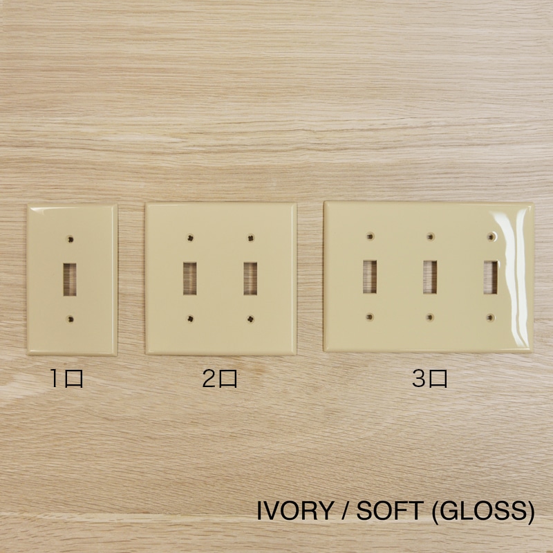 TOGGLE SWITCH PLATE��-��IVORY