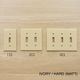 TOGGLE SWITCH PLATE��-��IVORY
