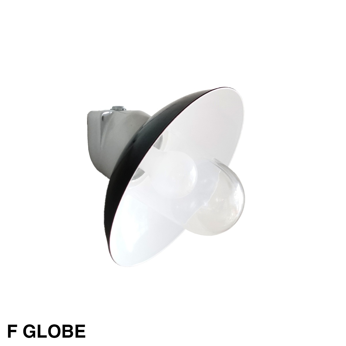 THPG WALL LIGHT "26 ROUND SHADE , Black