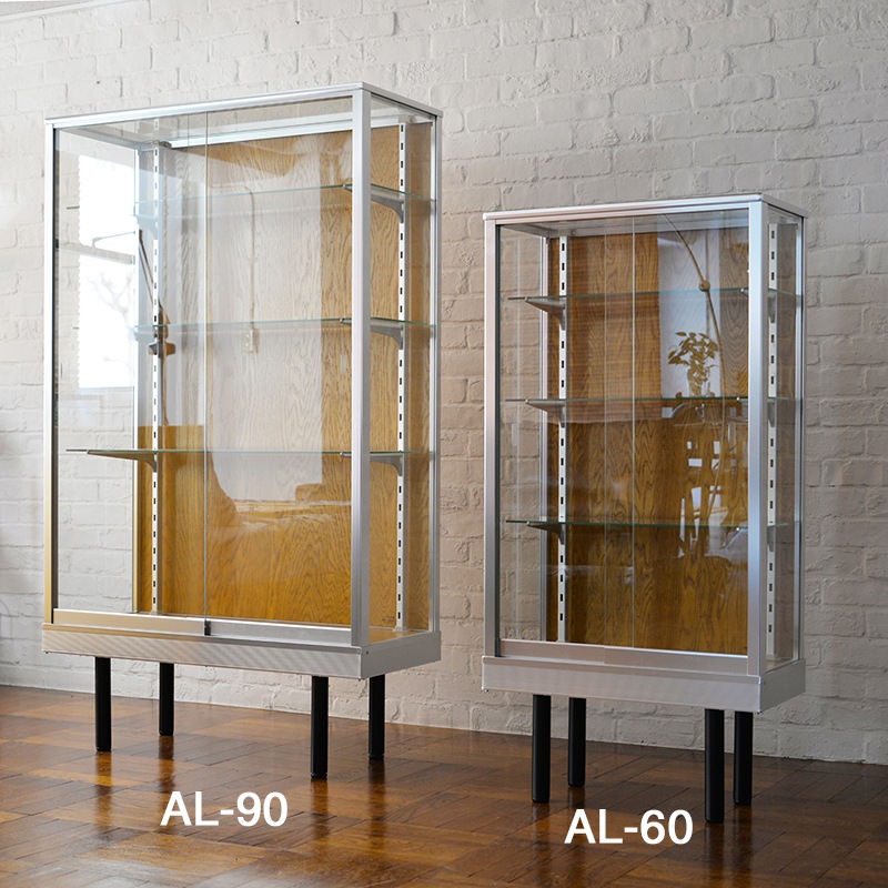 ALUMINIUM GLASS CASE AL-90D | Original Furniture,Shelf