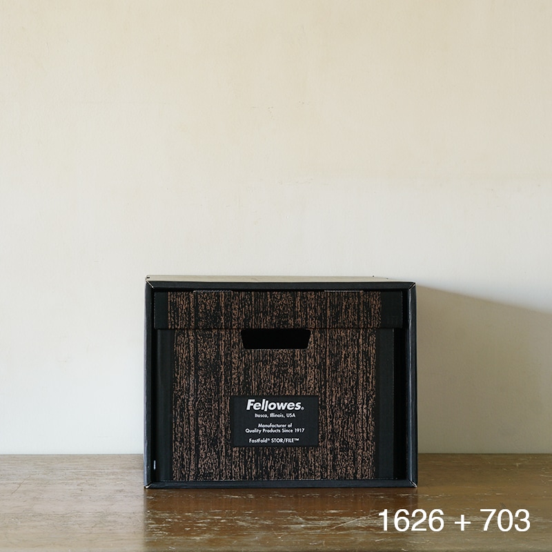FELLOWES BANKERS BOX - Woodgrain 703S BOX (3個セット