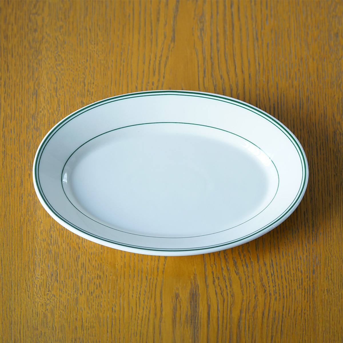 GREEN BAND - OVAL PLATE