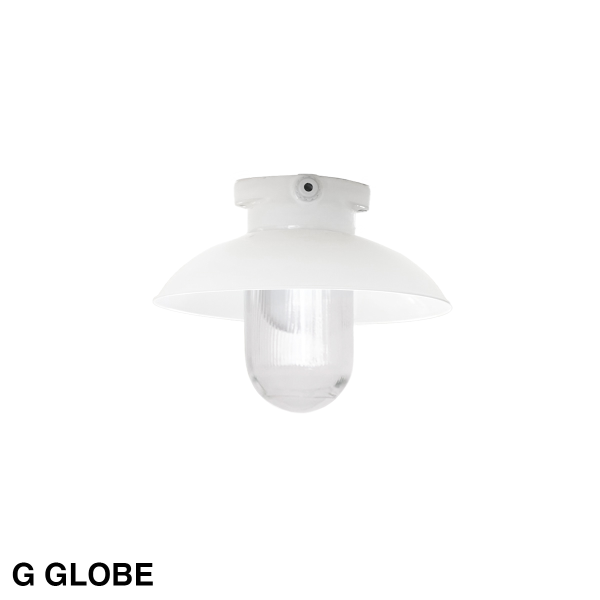 THPG CEILLING LIGHT "26 ROUND SHADE , White