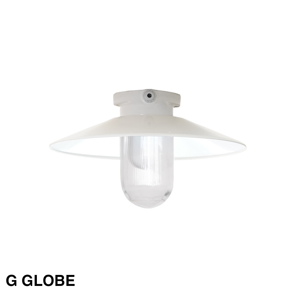 THPG CEILLING LIGHT "35 FLAT SHADE , White