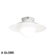 THPG CEILLING LIGHT "35 FLAT SHADE , White