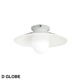 THPG CEILLING LIGHT "35 FLAT SHADE , White