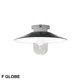 THPG CEILLING LIGHT "35 FLAT SHADE , Black