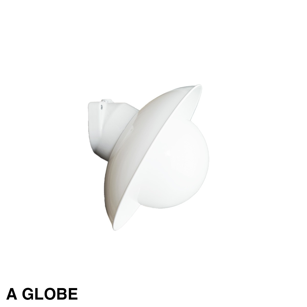 THPG WALL LIGHT "26 ROUND SHADE , White