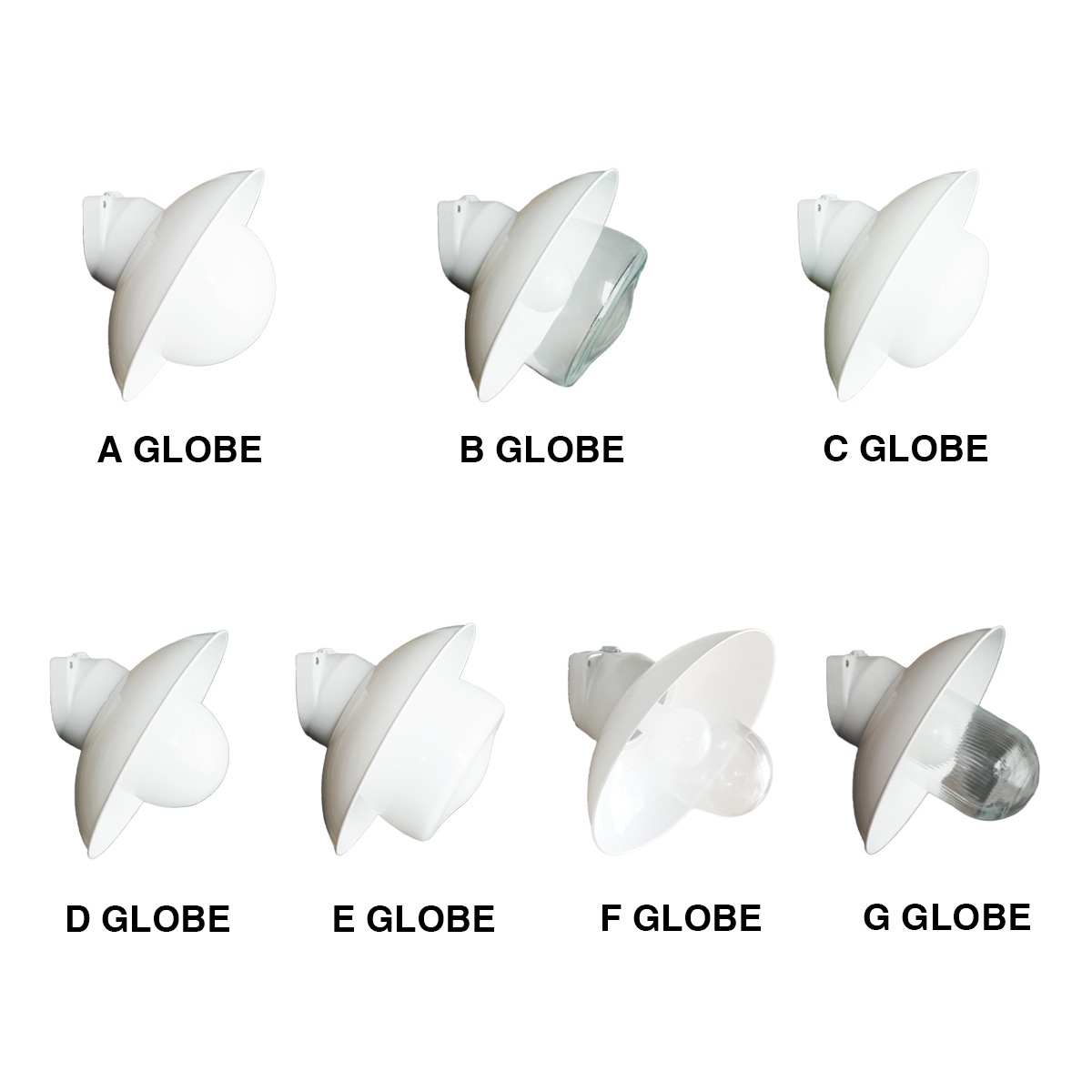 THPG WALL LIGHT "26 ROUND SHADE , White