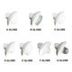 THPG WALL LIGHT "26 ROUND SHADE , White