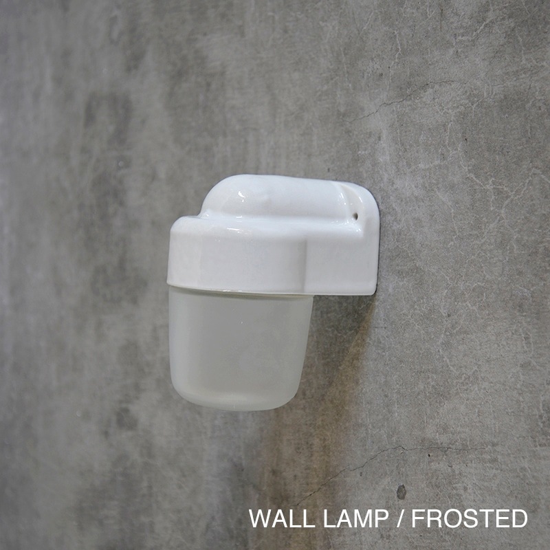 THPG Lindner PORCELAIN LAMP WALL LAMP   CLEAR/FROSTED