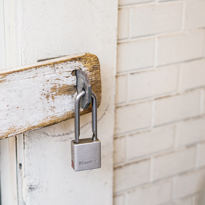 WIDE SOLID ALUMINIUM BODY PADLOCK | Hardware＆Outdoor,Locks 鍵