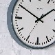 E.A.COMBS WALL CLOCK, Bar (S) 315 Pewter Grey