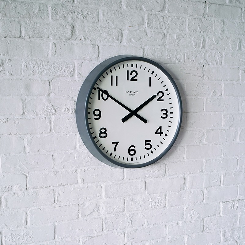 E.A. COMBS WALL CLOCK, Arabic-B ��M�˦�470