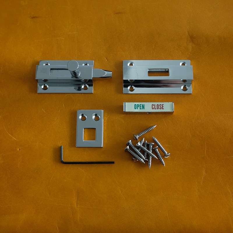 BATHROOM INDICATOR BOLT -  Chrome Plated