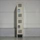 Ÿʡ18" LYON RECESSED HANDLE LOCKER - 2TIER PUTTY WHITE
