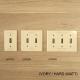 SAVE ENERGY   TOGGLE SWITCH PLATE - IVORY