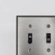 TOGGLE SWITCH PLATE-STAINLESS