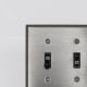 TOGGLE SWITCH PLATE-STAINLESS