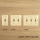 SAVE ENERGY   TOGGLE SWITCH PLATE - IVORY