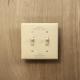 SAVE ENERGY   TOGGLE SWITCH PLATE - IVORY