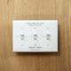 SAVE ENERGY   TOGGLE SWITCH PLATE - WHITE