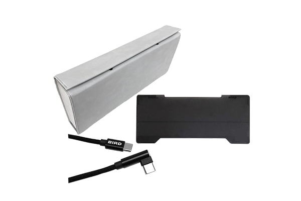 HHKBキャリングセット（キャリーケース：ホワイト、キーボードブリッジ：スモークブラック、HHKB接続 Type-Cケーブル）