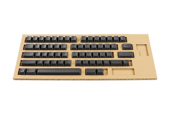 キートップセット（墨）英語配列／左上印字