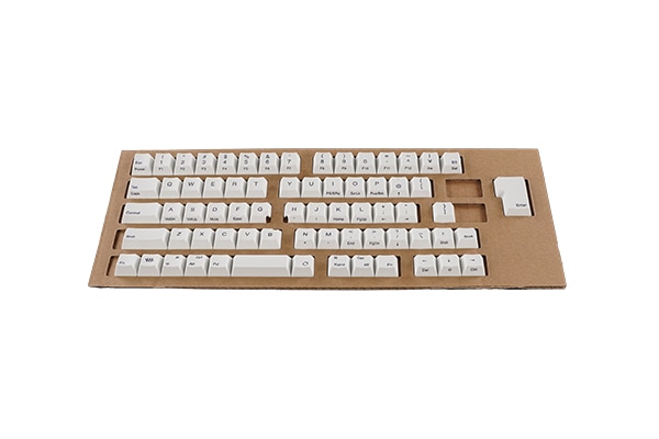 キートップセット（雪）日本語配列／黒印字