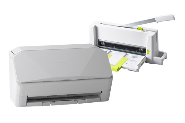 ScanSnap iX2400（ホワイト） 断裁機 PK-213セット