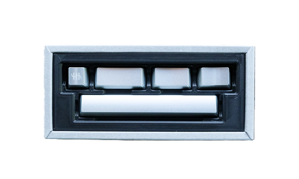 アルミキートップセット英語配列 for HHKB Studio（シルバー）