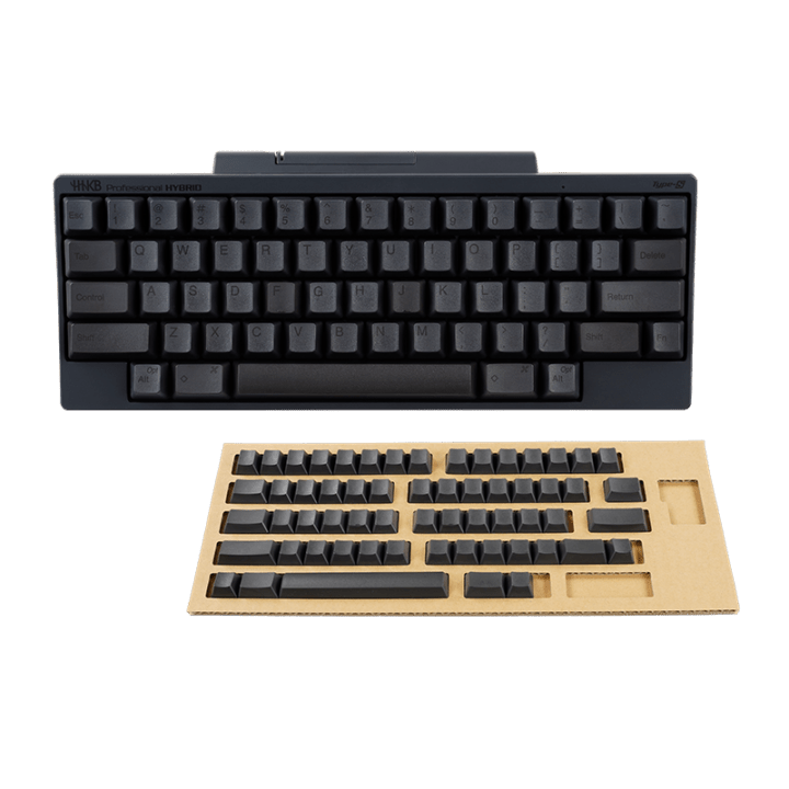 HHKB Professional HYBRID Type-S 英語配列「墨」無刻印セット