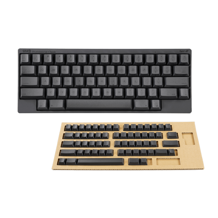 HHKB Professional Classic Type-S 英語配列「墨」無刻印セット