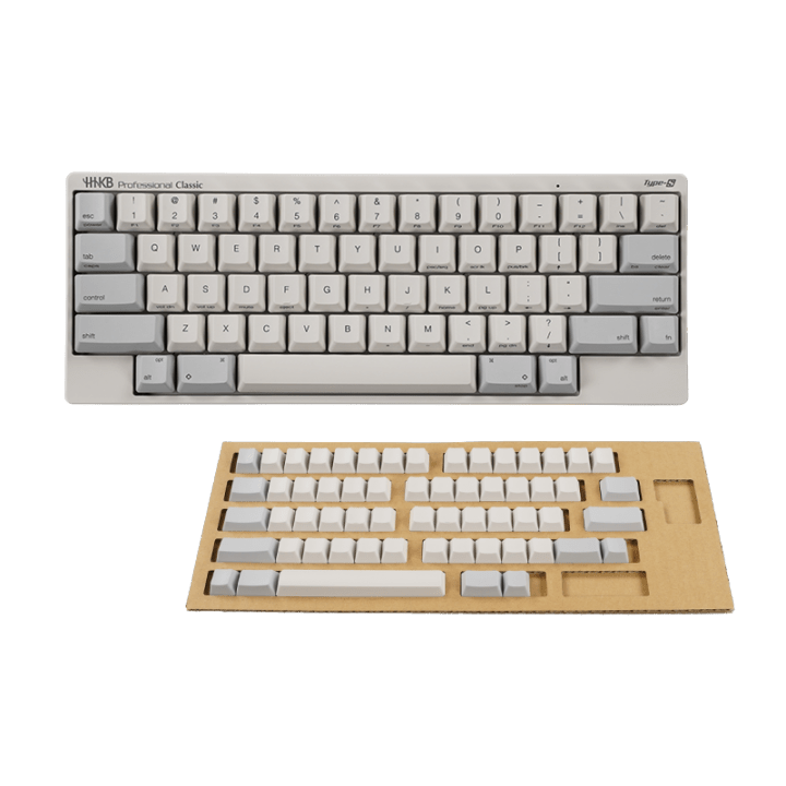 HHKB Professional Classic Type-S 英語配列「白」無刻印セット