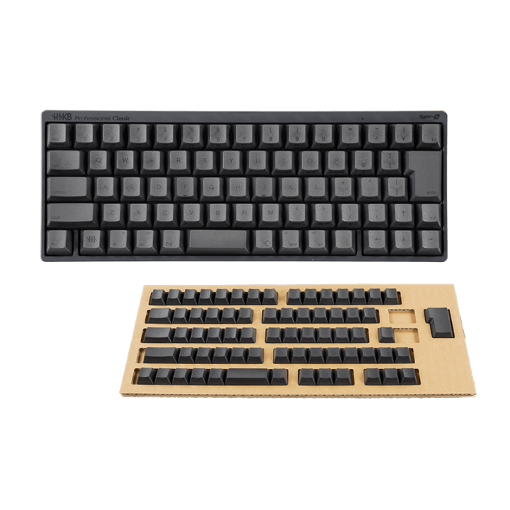 HHKB Professional Classic Type-S 日本語配列「墨」無刻印セット