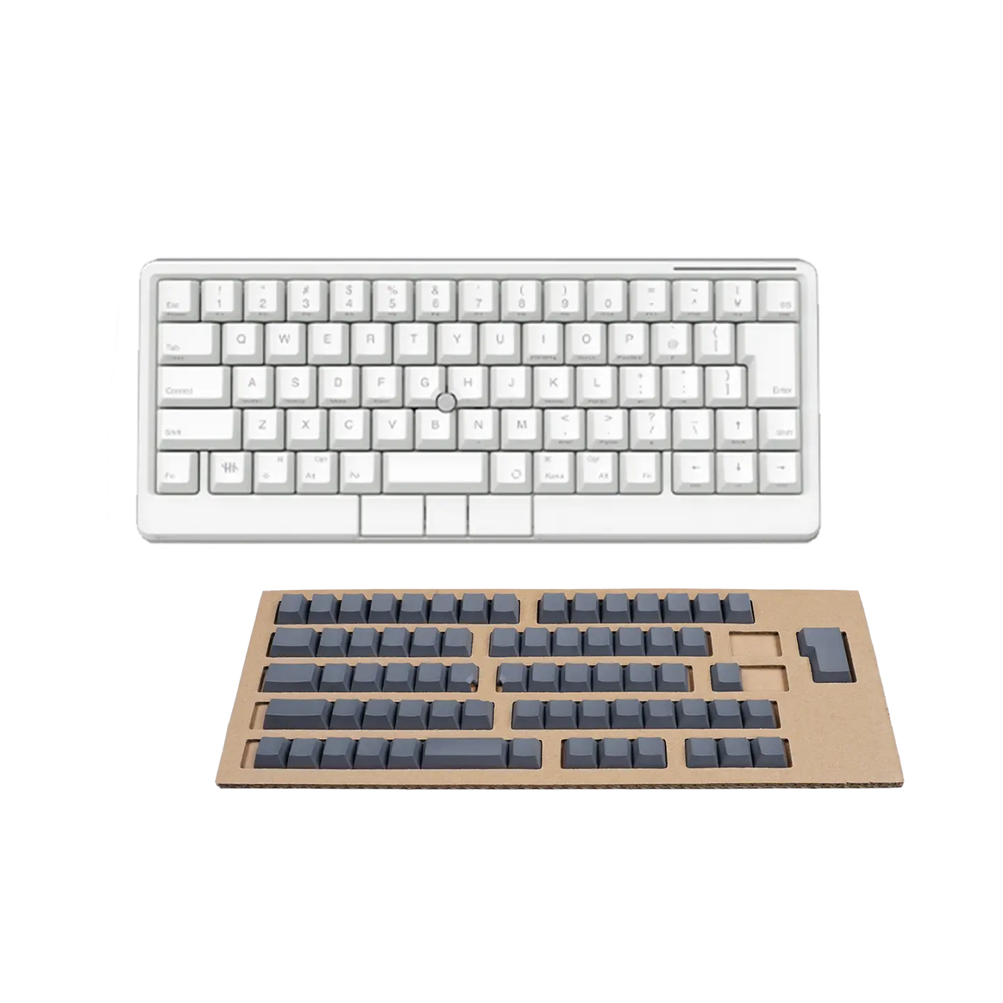 HHKB Studio 日本語配列「雪」×「灰」特別セット（無刻印）｜HHKB｜PFU