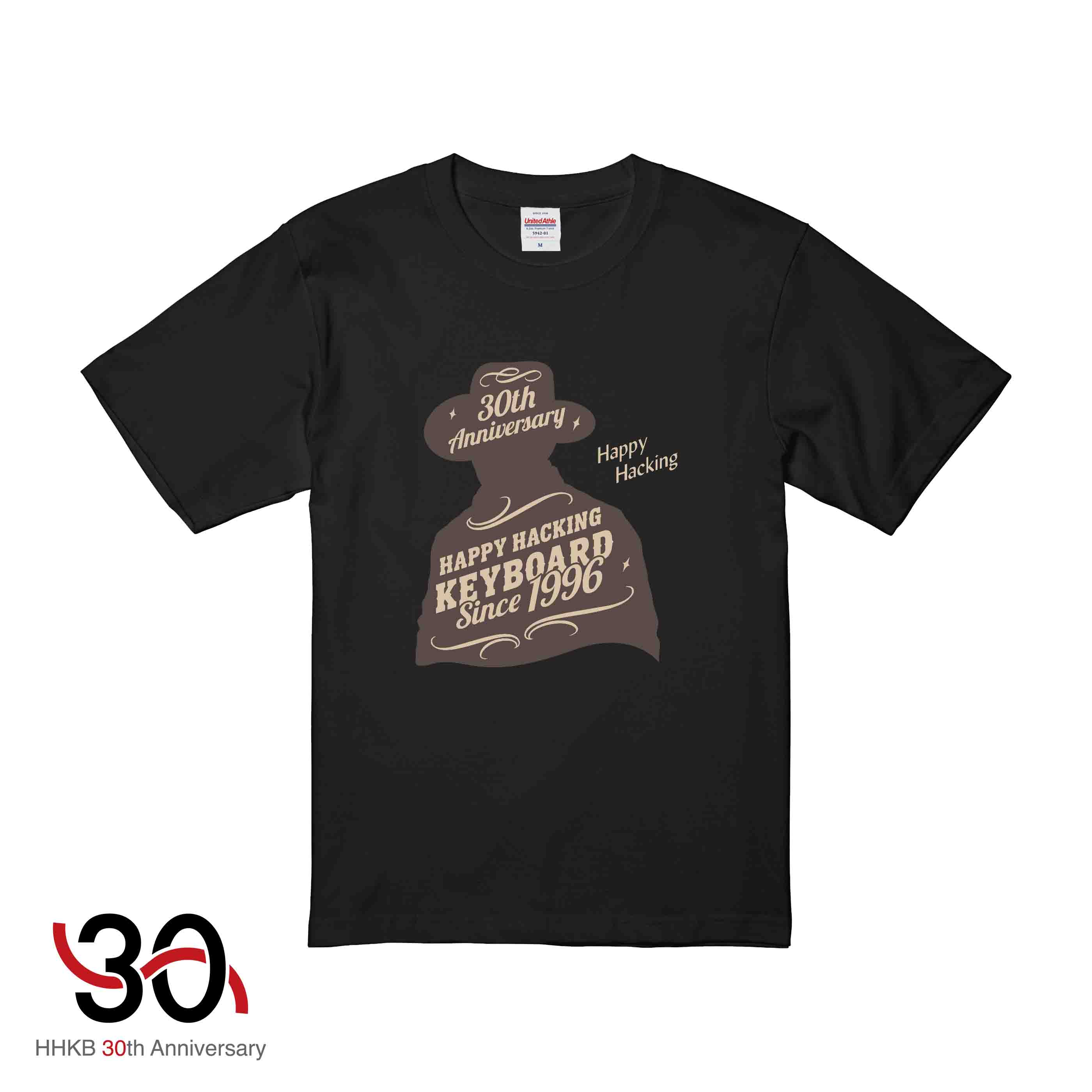 30周年記念デザインTシャツ Design A（Black）