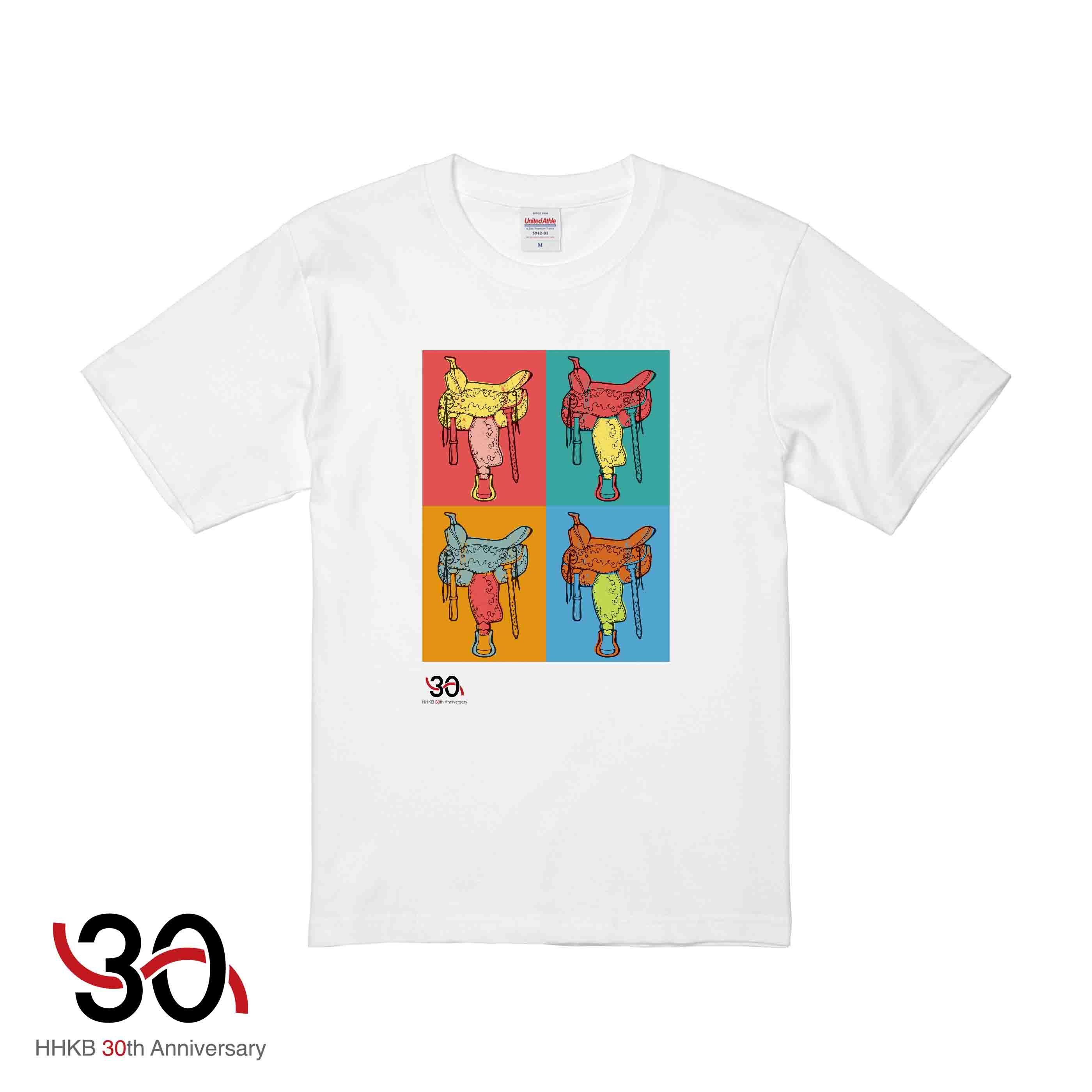 30周年記念デザインTシャツ Design C（White）