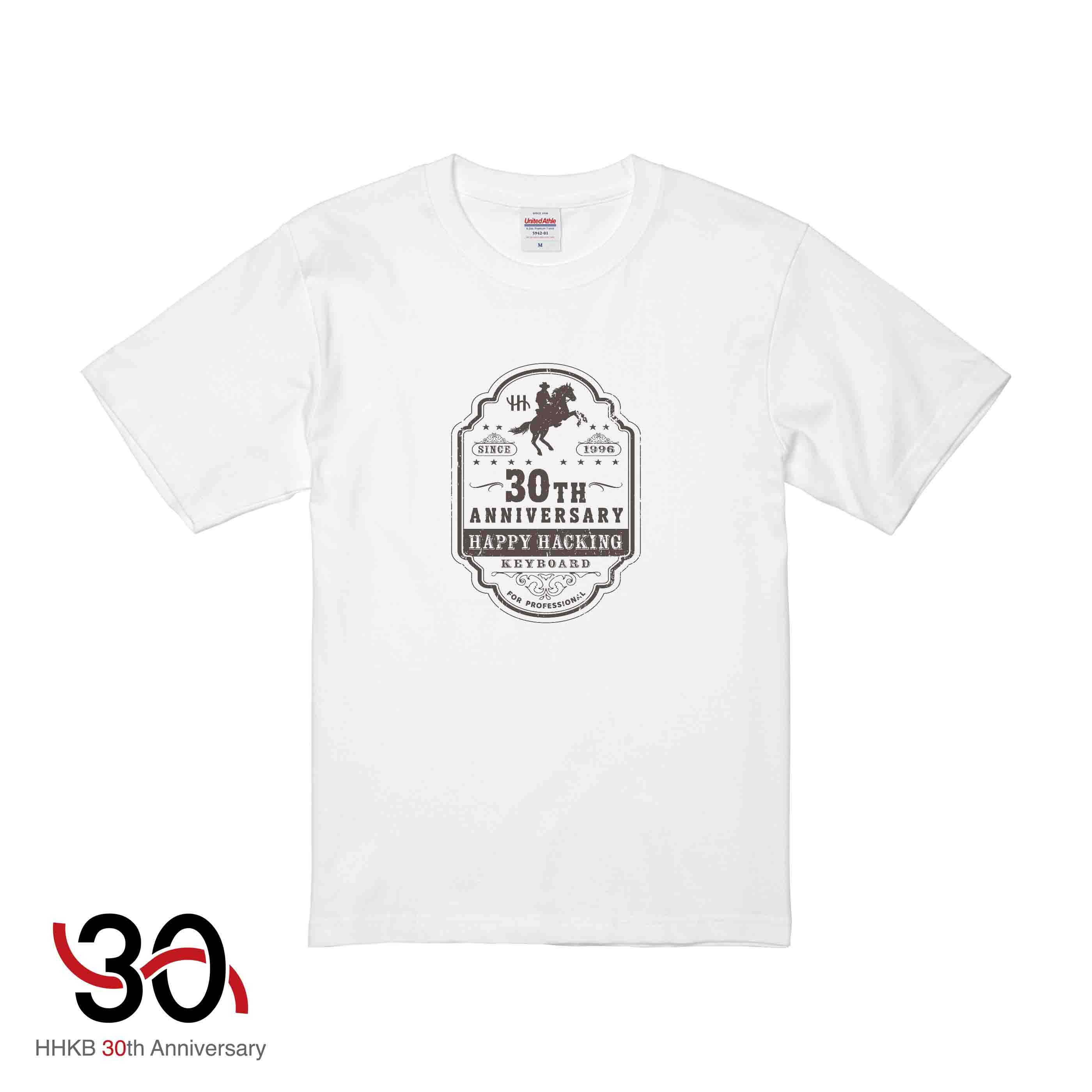 30周年記念デザインTシャツ Design D（White）