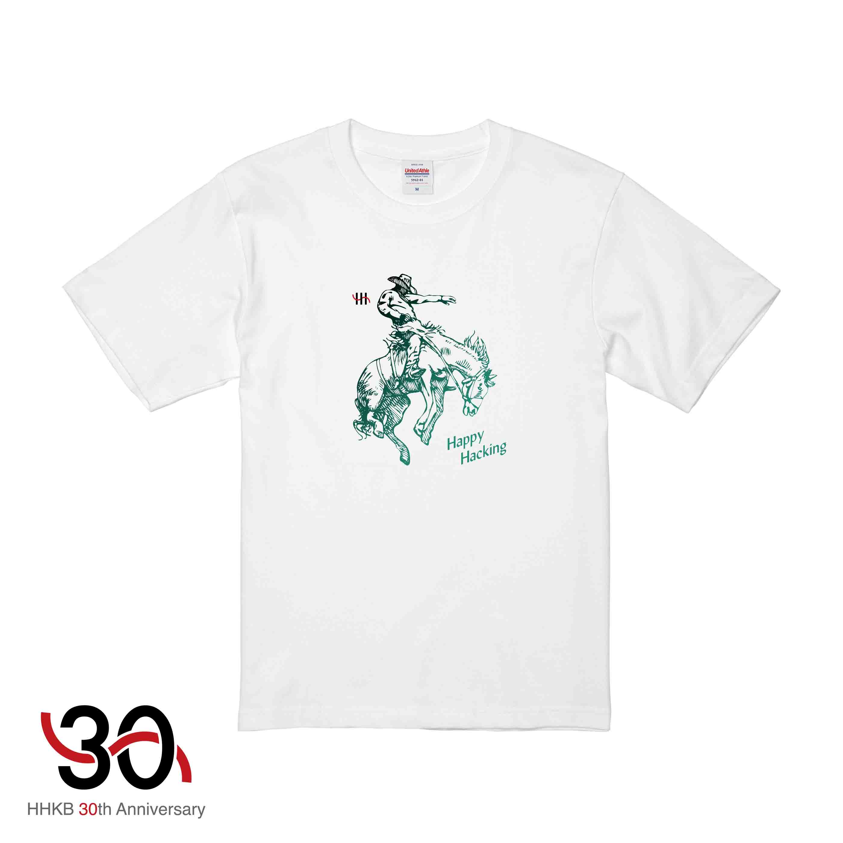 30周年記念デザインTシャツ Design F（White）