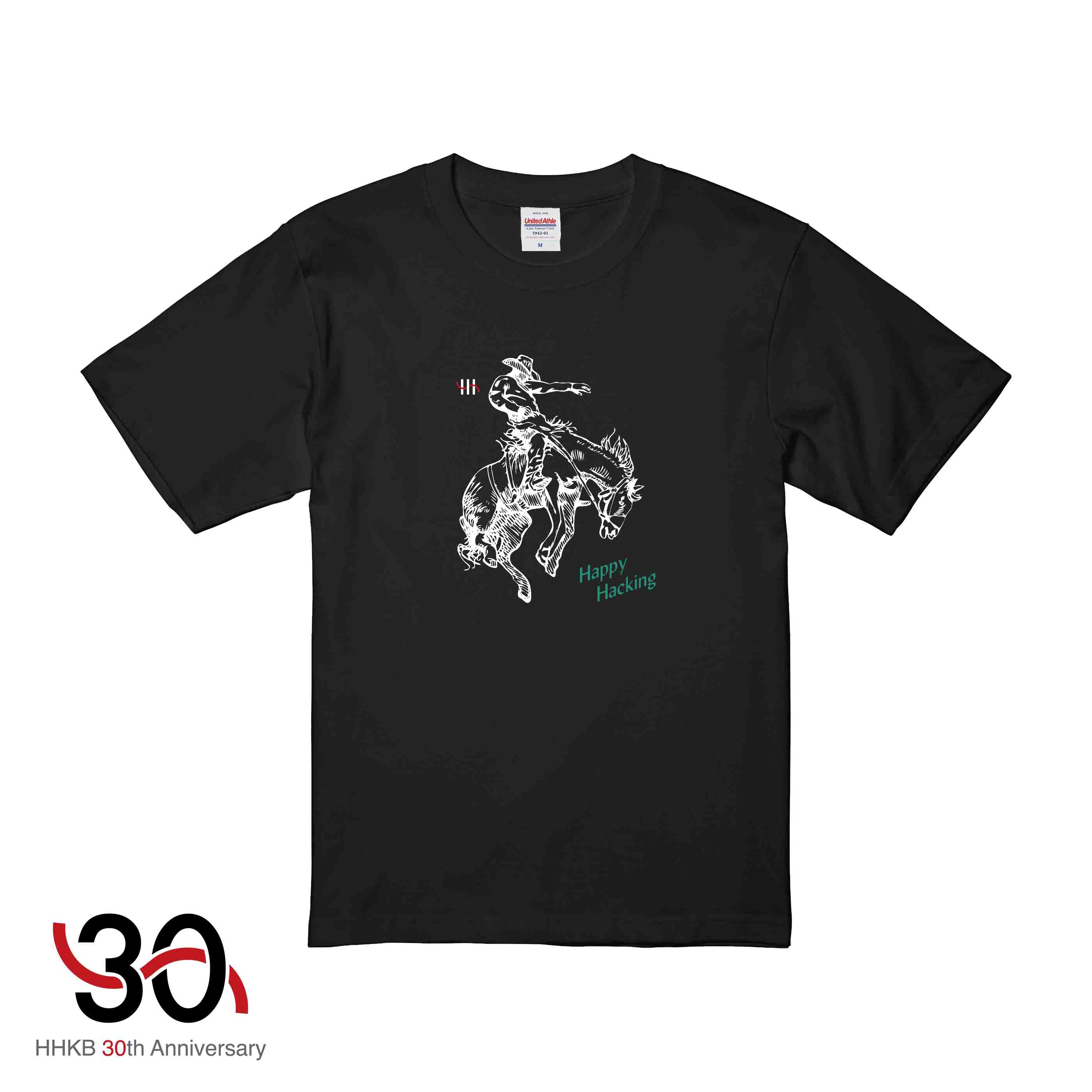 30周年記念デザインTシャツ Design F（Black）