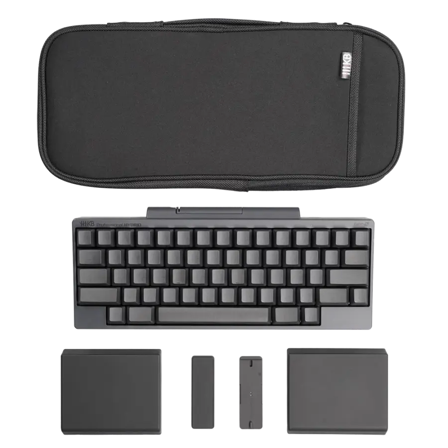 HHKB Professional HYBRID 周辺セット HHKB Professional HYBRID Type-S 英語配列/無刻印「墨」フレキシブル