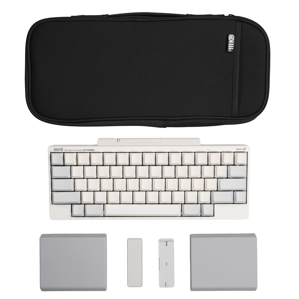PFU HHKB Professional HYBRID 本体 英語配列 HHKB Professional HYBRID Type-S 英語配列/無刻印「白」フレキシブル